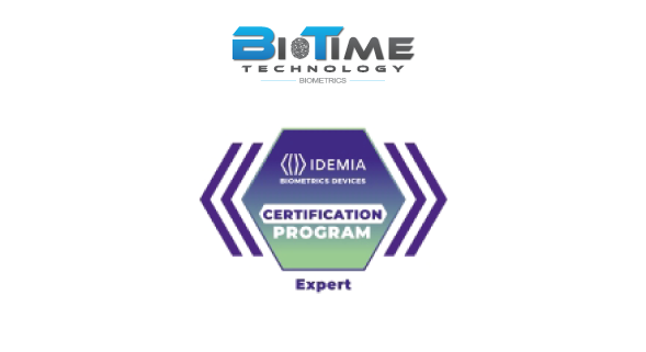 Biotime certified IDEMIA Expert